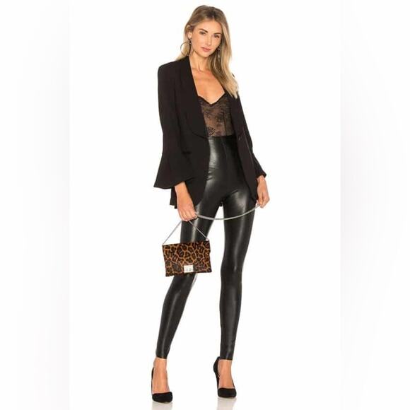 COMMANDO Perfect Control Faux Leather Legging in Black size L - Picture 11 of 12